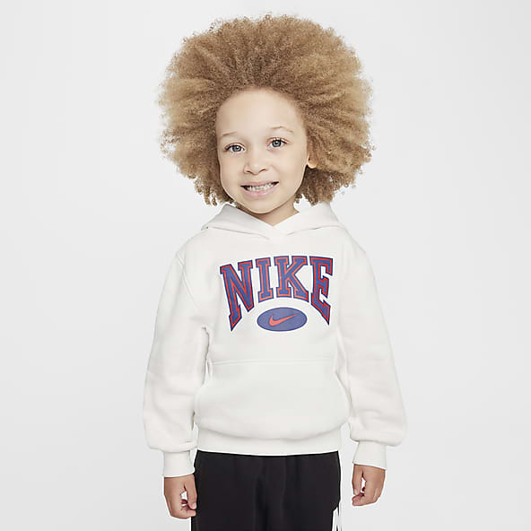 Kids White Hoodies Pullovers. Nike